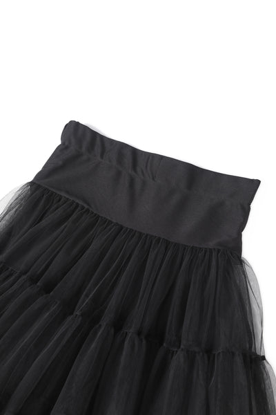 Fluffy Petticoat in Black