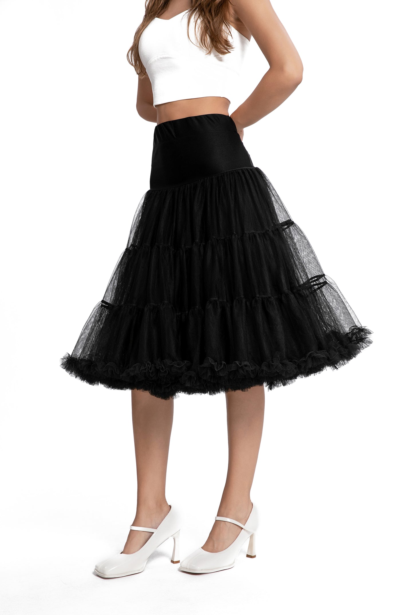 Fluffy Petticoat in Black