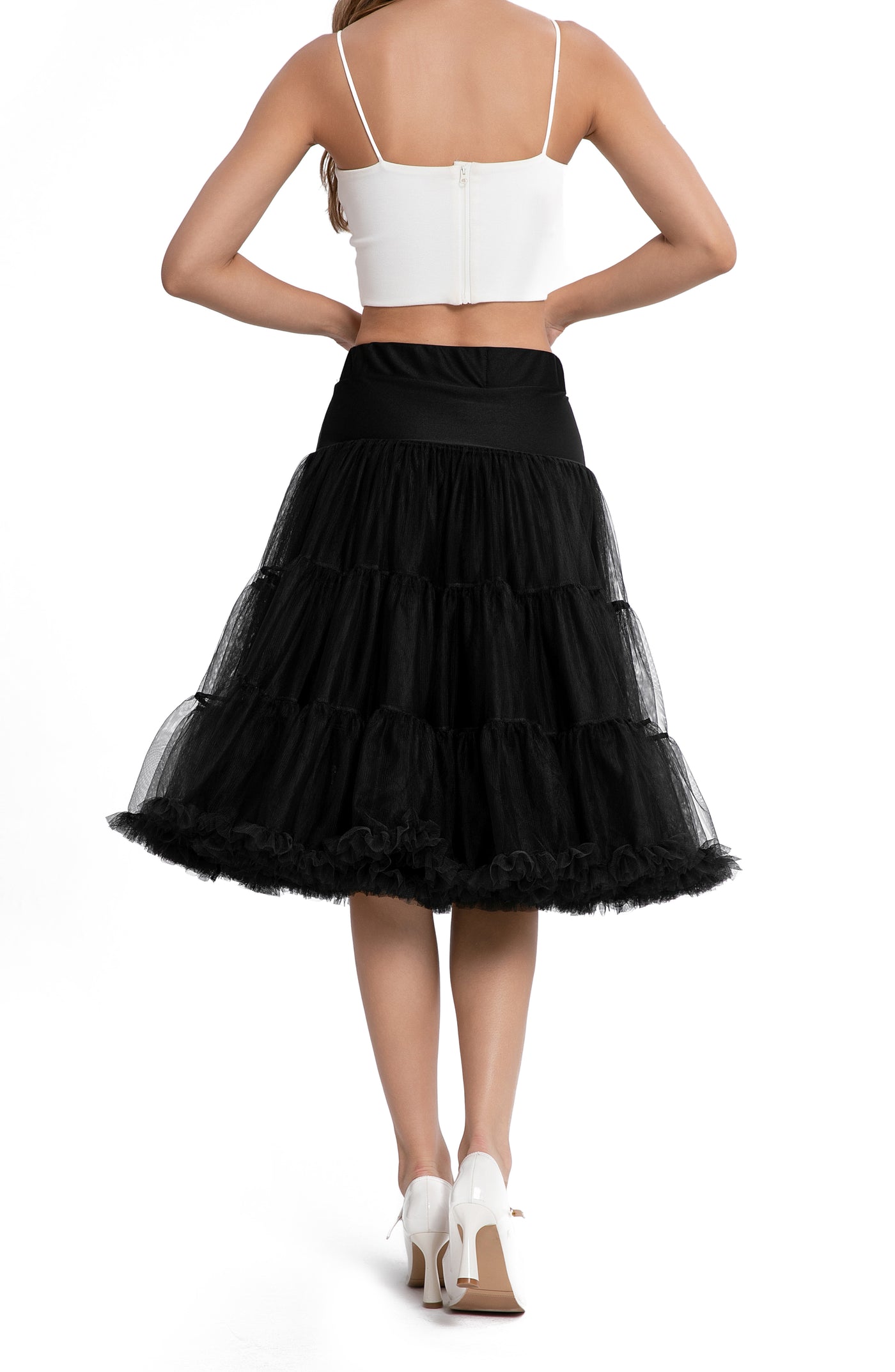 Fluffy Petticoat in Black