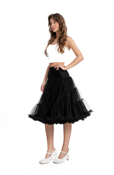 Fluffy Petticoat in Black