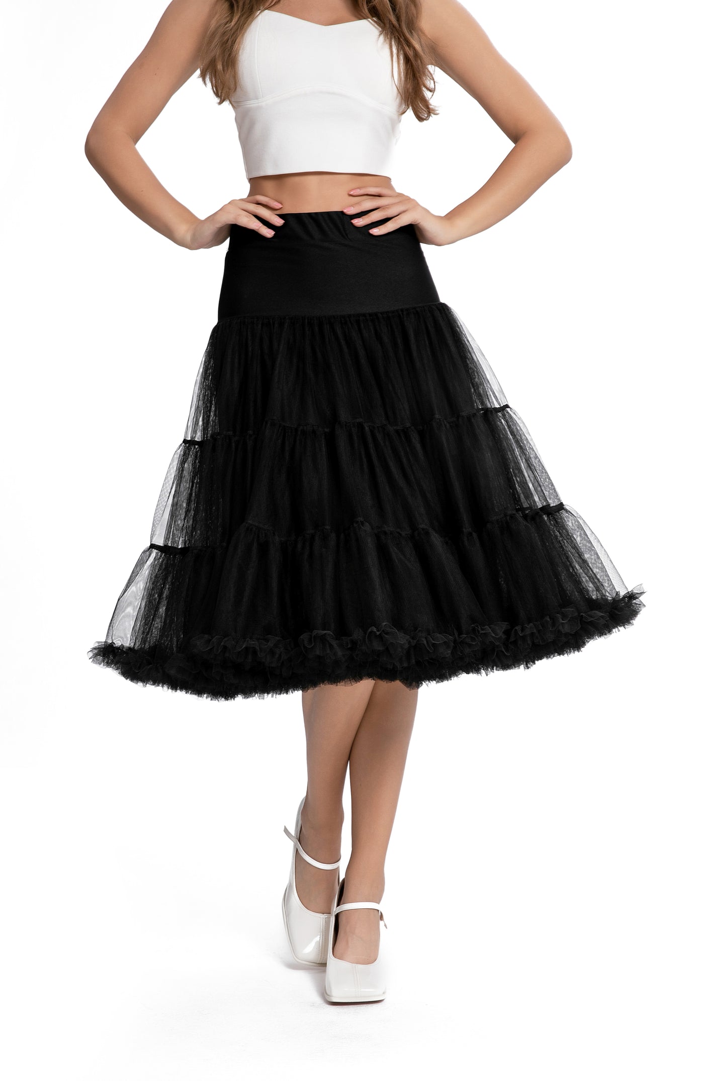 Fluffy Petticoat in Black