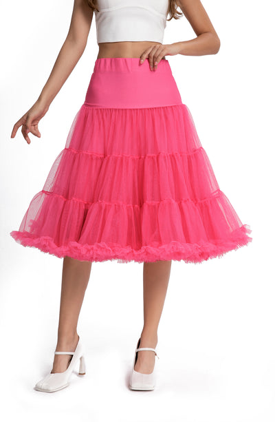 Fluffy Petticoat in Hot Pink