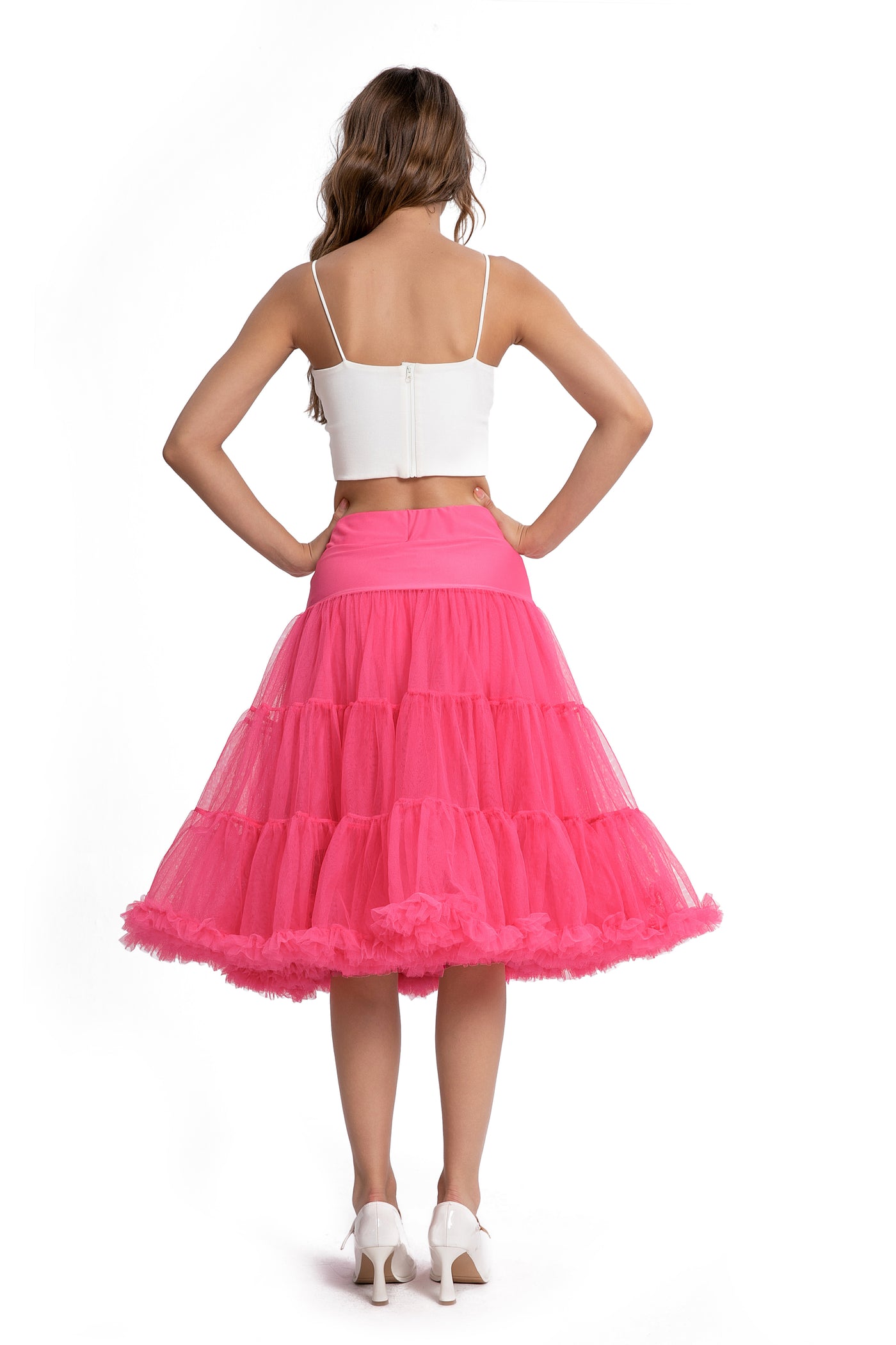 Fluffy Petticoat in Hot Pink