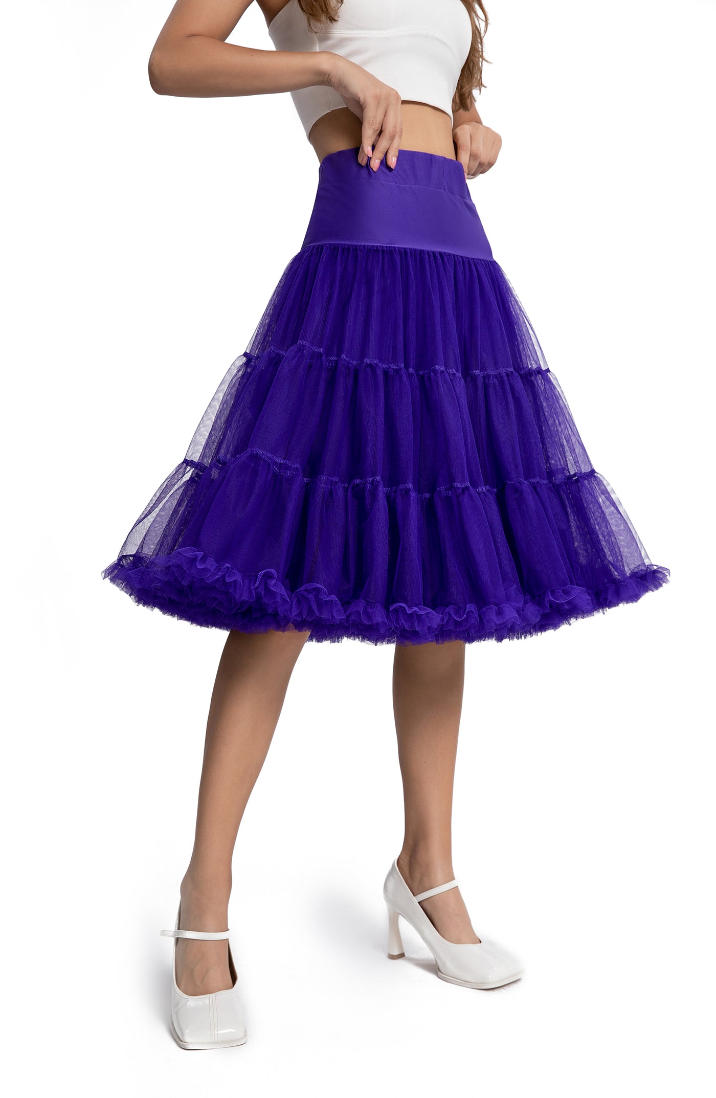 Fluffy Purple Petticoat