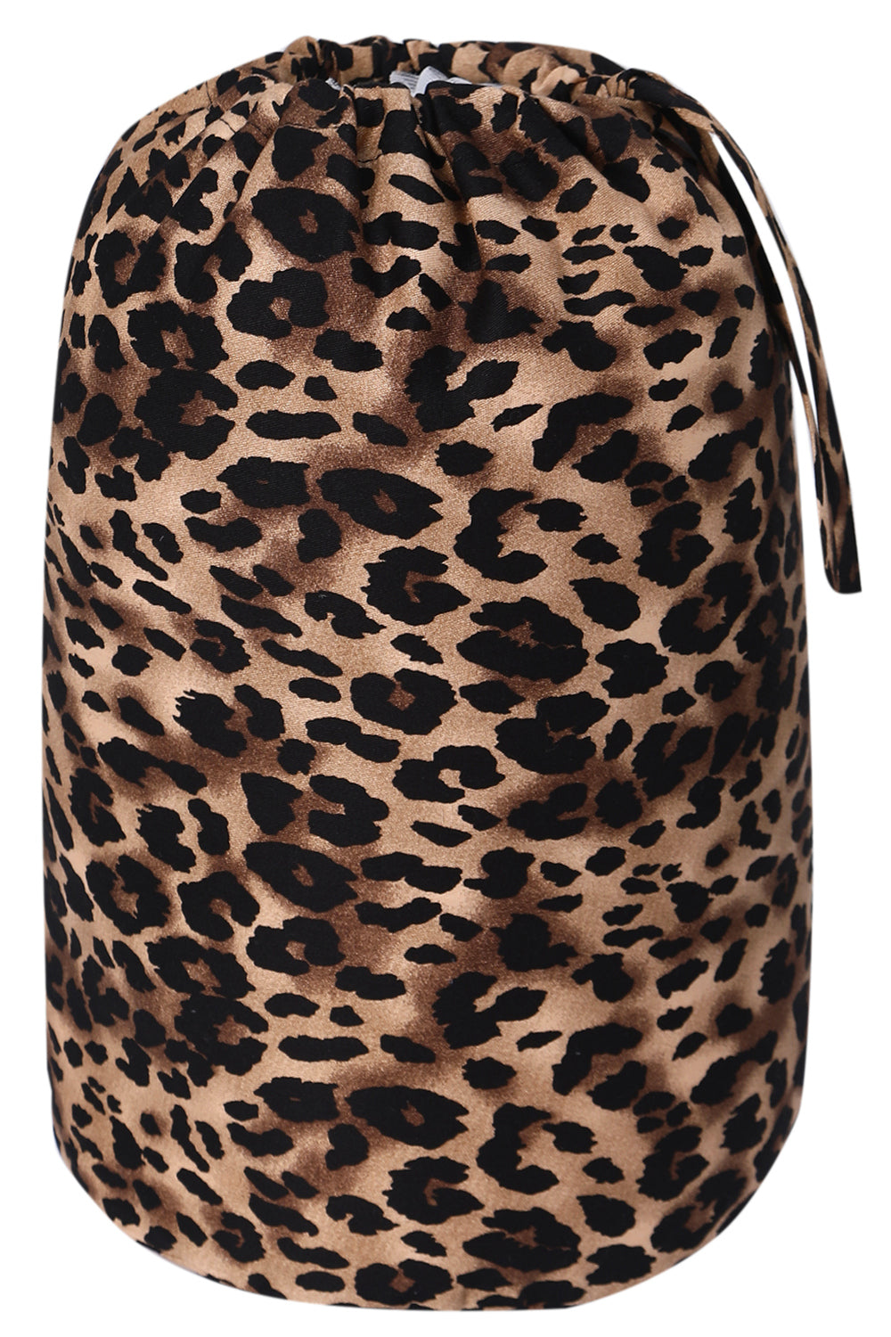 Petticoat String Tie Bag in Leopard Print