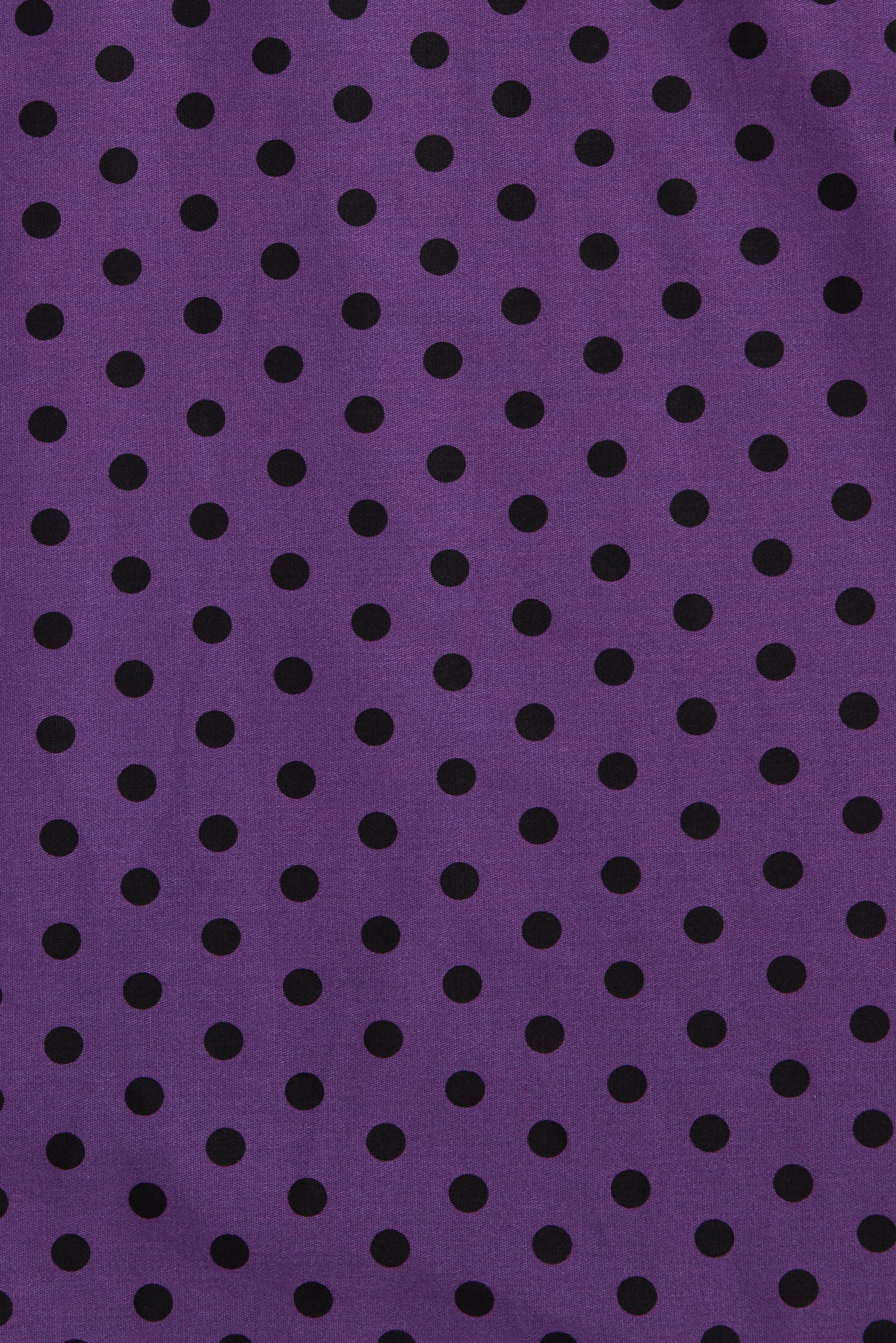 EU STOCK Annie Polka Dot Swing Dress in Purple/Black