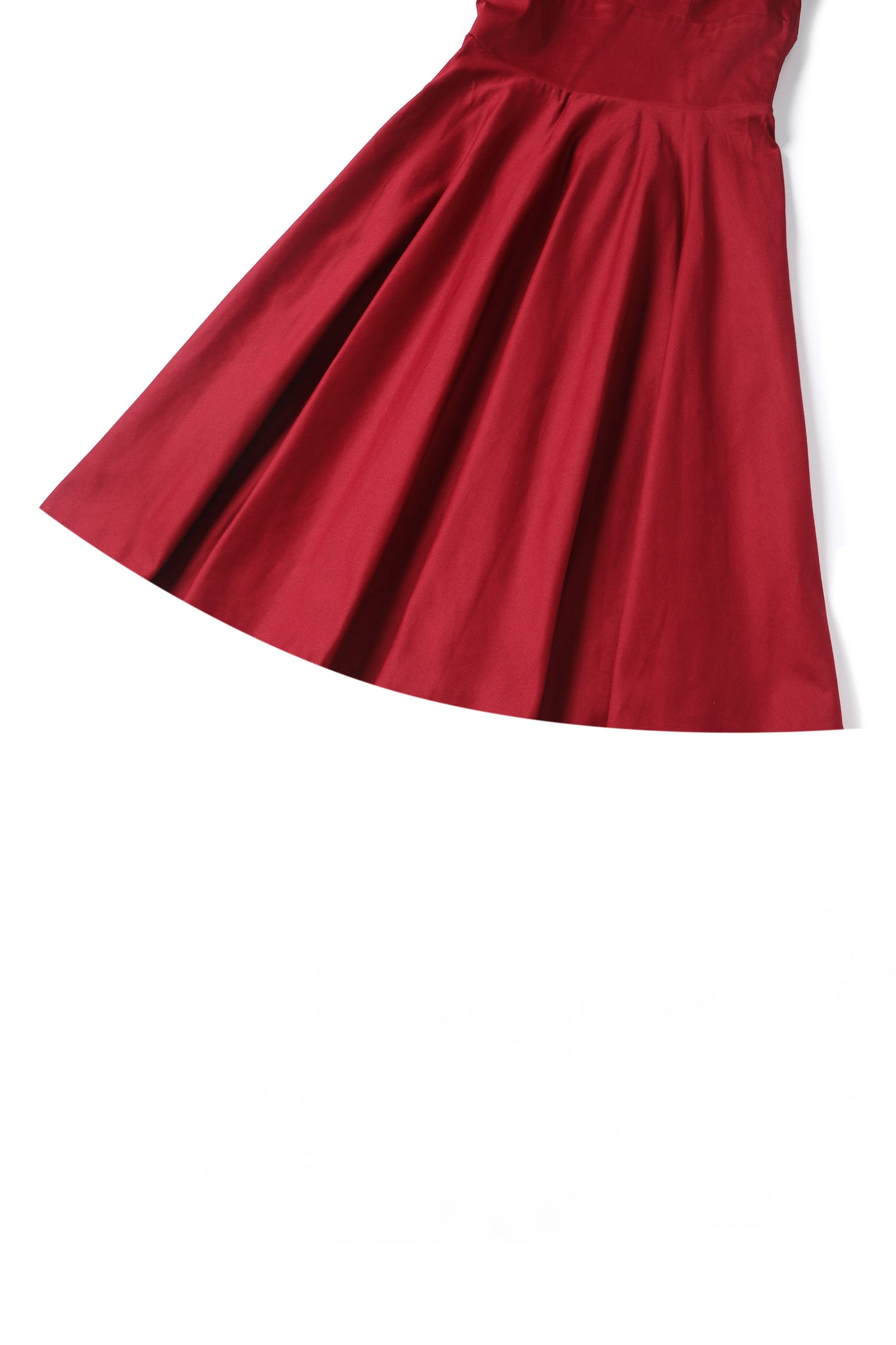 PRE-ORDER Darlene Stretchy Circle Swing Dress - Burgundy