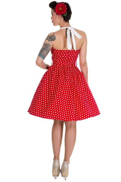 Sophie Two Toned Rockabilly 1950s Dress in Red