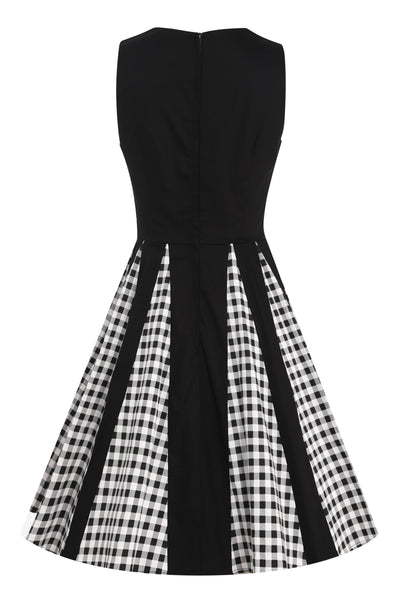 Judith Black Gingham Retro Swing Dress