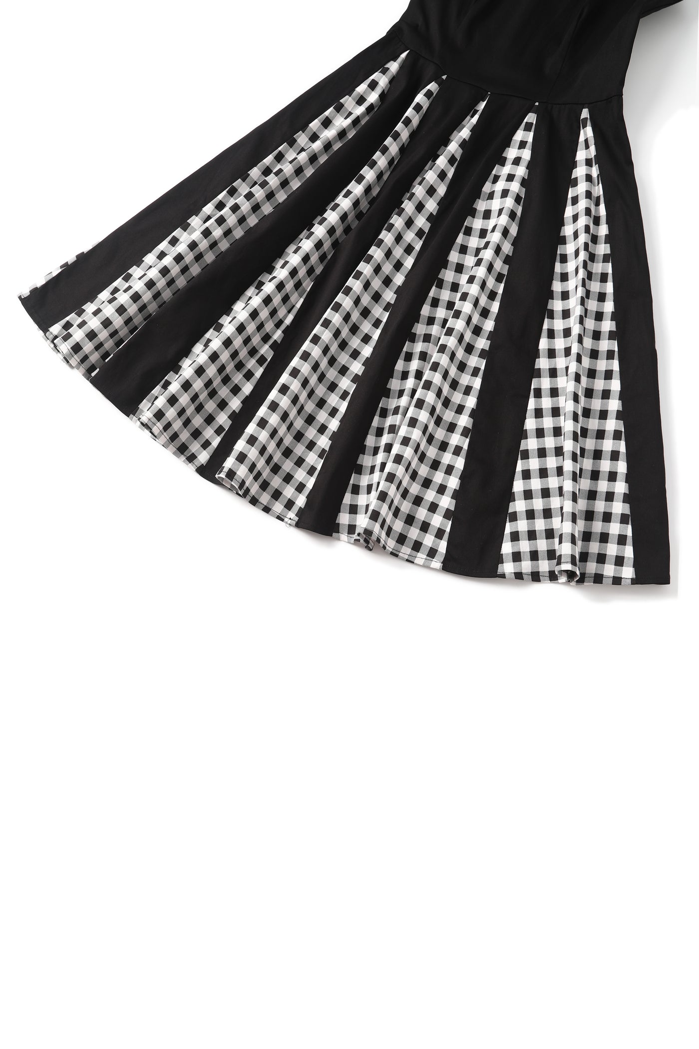 Judith Black Gingham Retro Swing Dress