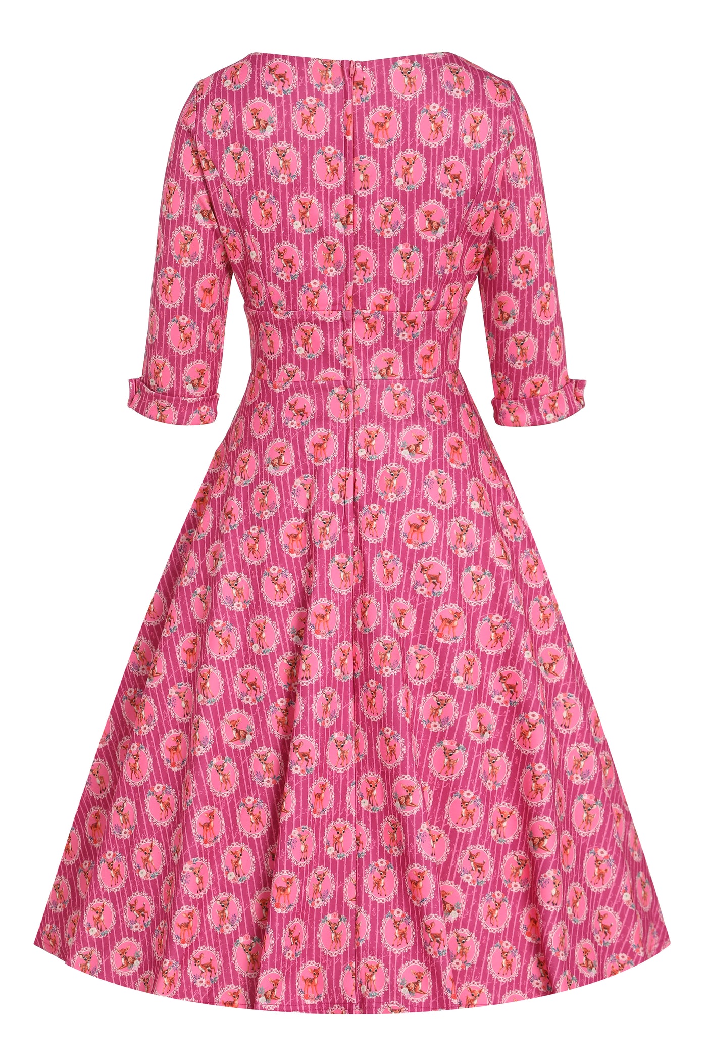 Scarlette Pink Baby Deer Midi Dress