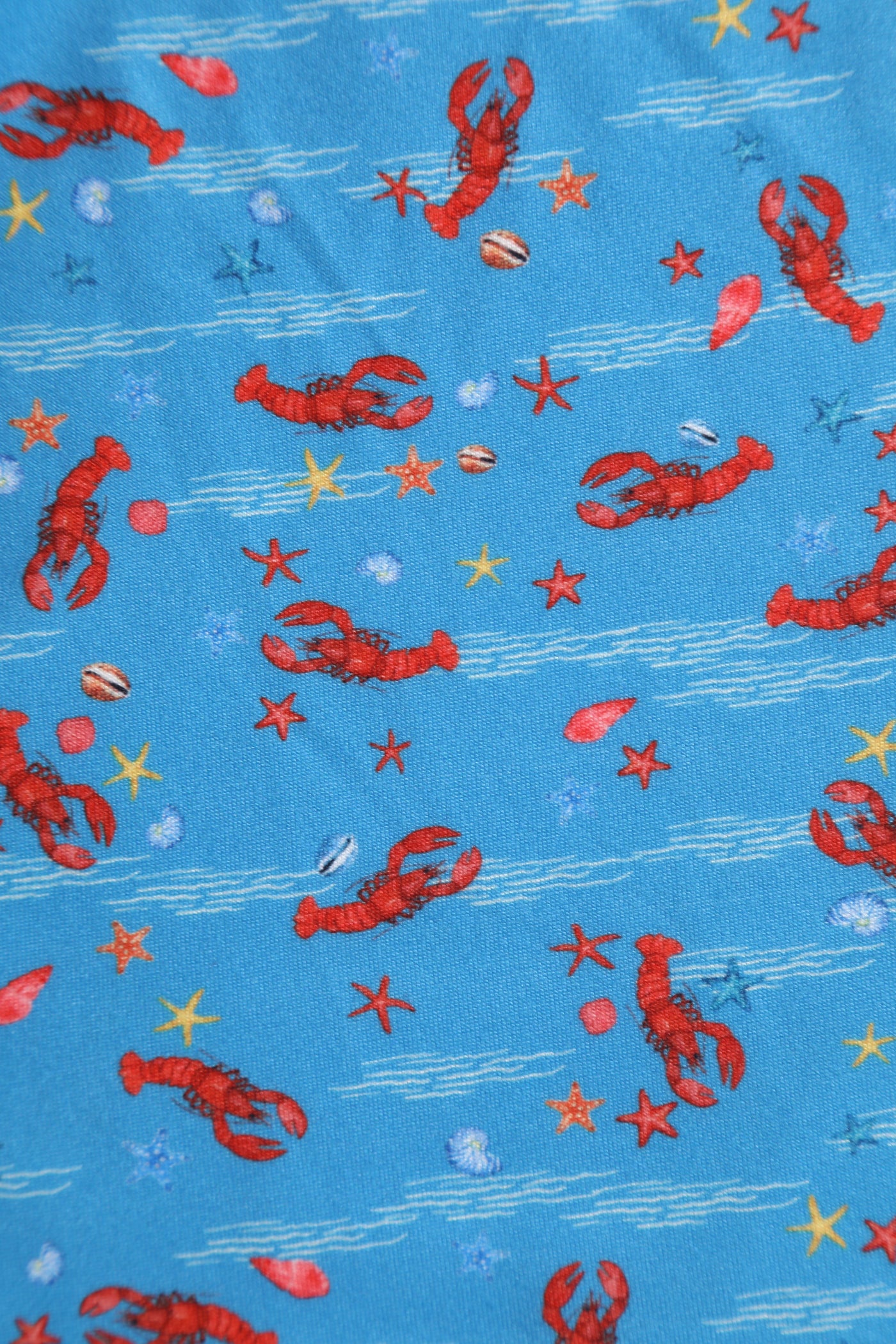 EU STOCK Billie Blue Lobster Print Quirky Dress