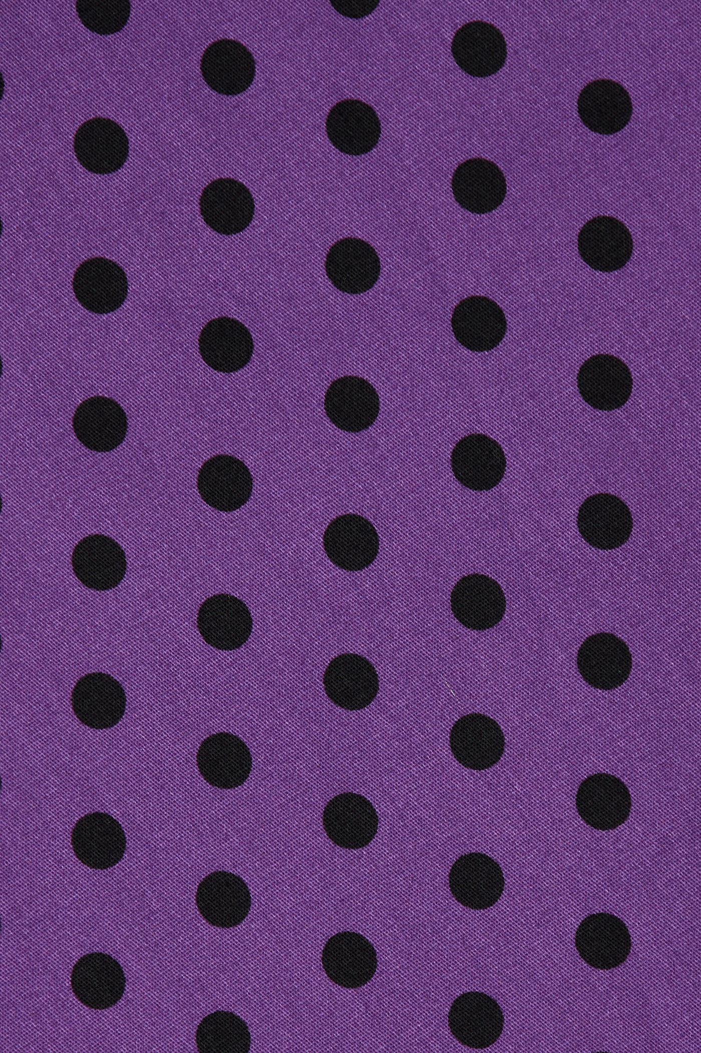 EU STOCK Lily Purple & Black Polka Dot Full Circle Dress