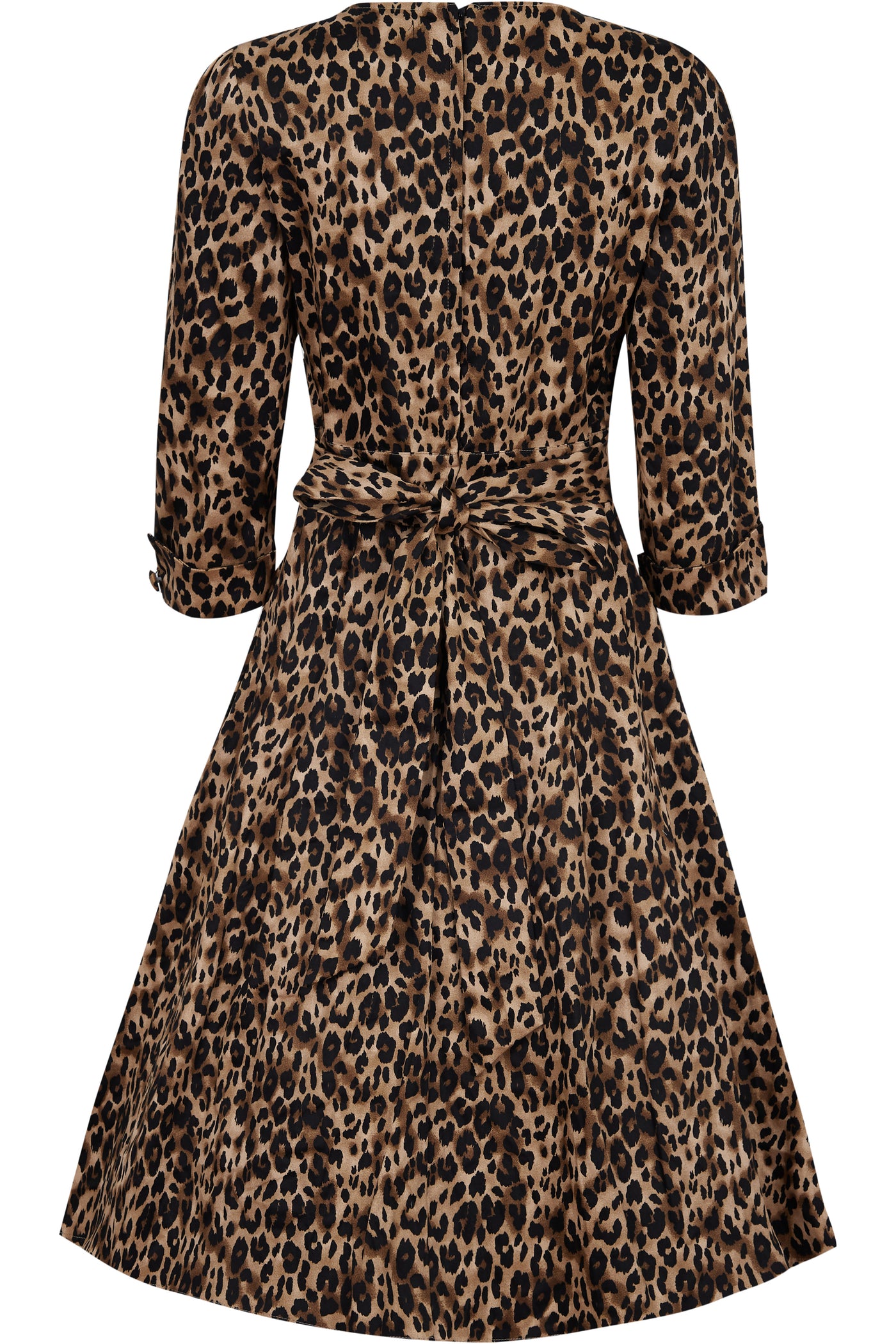 PRE ORDER Katherine Black Leopard Swing Dress