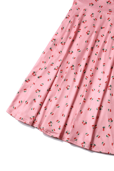 PRE ORDER Brenda Pink Cherry 50s Style Dress