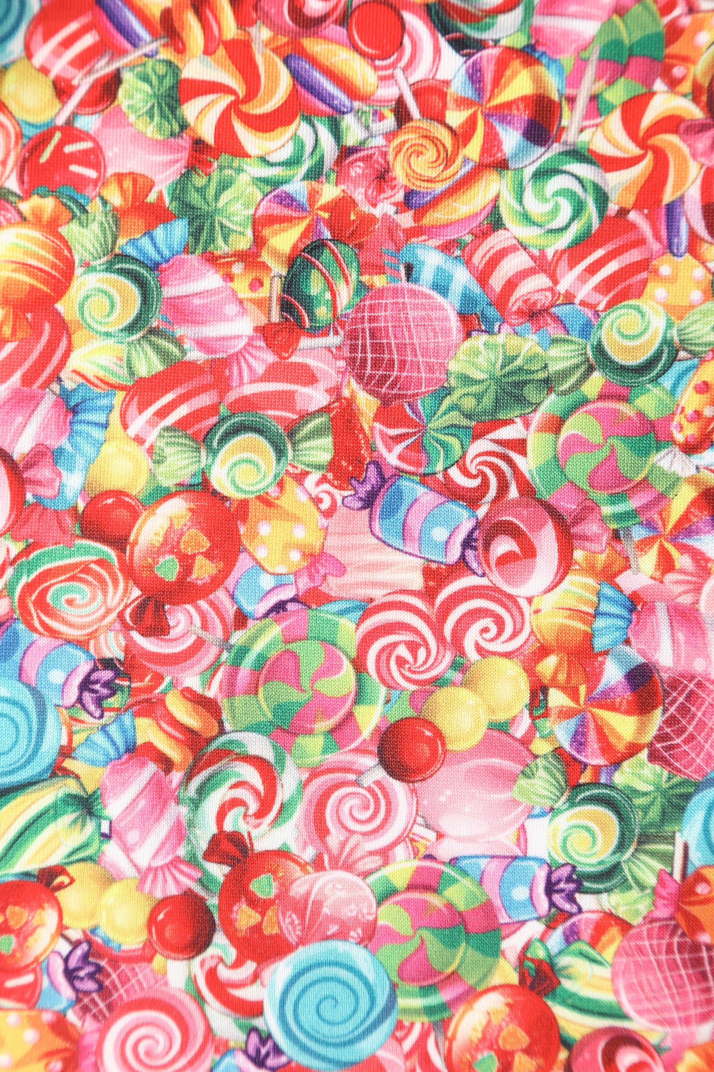 EU STOCK Amanda Multicolor Sweet Treats Print Scoop Neck Swing Dress