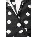 EU STOCK Poppy Dark Grey/White Polka Dot Shirt Dress