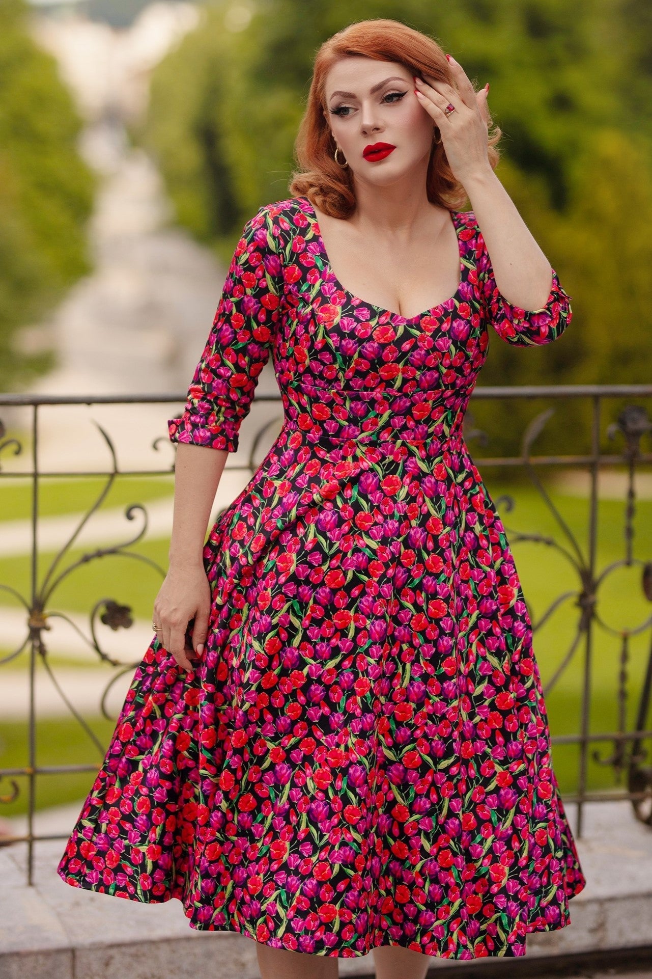 Model photo of Tulip Midi Dress