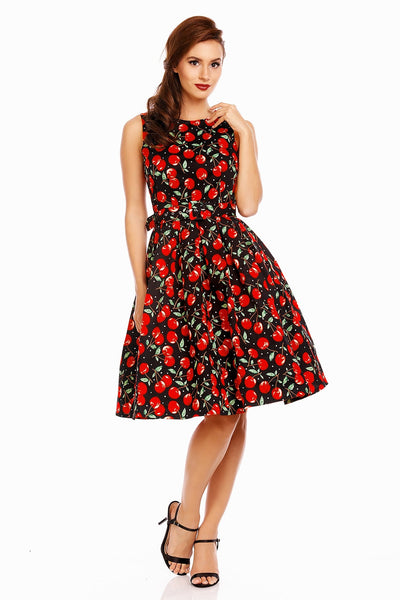 Woman's Retro Cherry Swing Dress